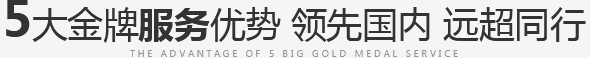 5大金牌服務(wù)優(yōu)勢(shì)，領(lǐng)先國(guó)內(nèi)，遠(yuǎn)超同行